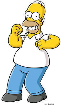 A picture of Homer Simpson